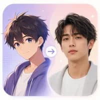 Anime to realistic sample