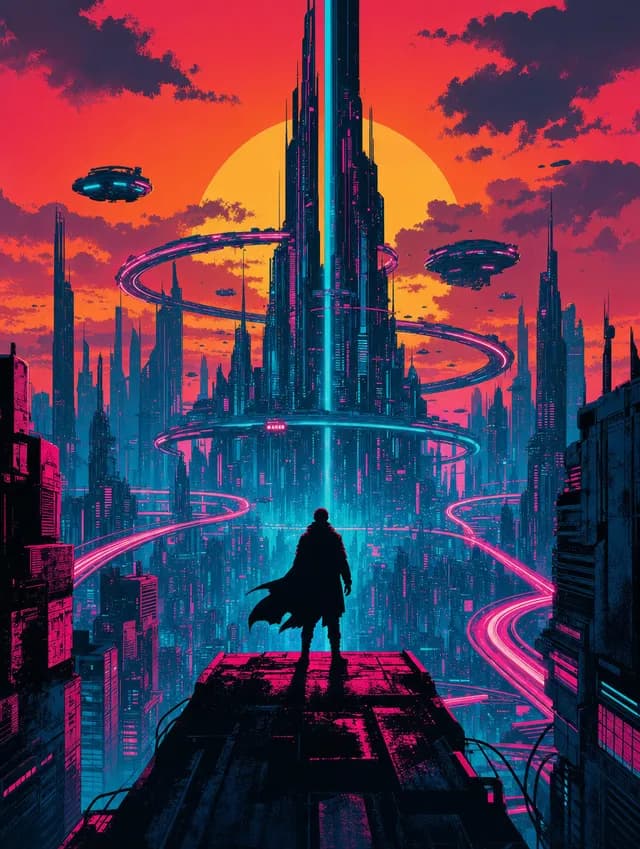 Stylized poster sample